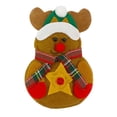 thumbnail image 2 of Fiudx Juego de Cubiertos Navideños, Diseño de Tela No Tejida, Decoración de Muñeco de Nieve y Papá Noel, Imprescindibles para Cenas Navideñas, Decoración de Hotel y Restaurante, Versátil para Mesas F, 2 of 3