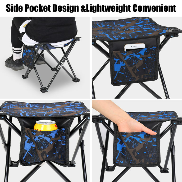 1 Set Folding Chair Strong Bearing Capacity Fishing Stool Foldable