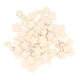 thumbnail image 1 of 100 piezas DIY de virutas de madera sin terminar, artesanías con forma de flor de ciruelo para decoración de álbumes de recortes de tarjetas de felicitación, 1 of 8