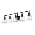 thumbnail image 4 of 5 Light Bath Vanity In Industrial Style-12.25 Inches Tall And 40.5 Inches Wide Z-Lite 734-5V-Mb, 4 of 5