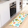 thumbnail image 2 of Bath Mat Soft Plush Non-Slip Absorbent Bathroom Rugs 39"x20" Hat Sunglasses Leaf Pineapple, 2 of 8
