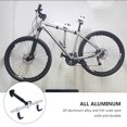 thumbnail image 3 of OUNONA 1Pack Adjustable Bike Storage Rack Aluminium Alloy Black for Bicycle, 3 of 8