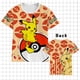 thumbnail image 1 of Camiseta de Pokémon para niños y niñas, camisa con estampado 3d de Pikachu, manga corta, informal qym unisex, 1 of 2