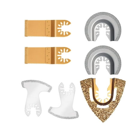 

7 PCS Universal Carbide Oscillating Saw Blades Set Quick Release Oscillating Tool Bladeses Set