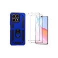 thumbnail image 1 of Funda Uso Rudo Cely Vesmir con Anillo Magnético Para Honor X8b Azul Rey con 2 Micas de Cristal, 1 of 5