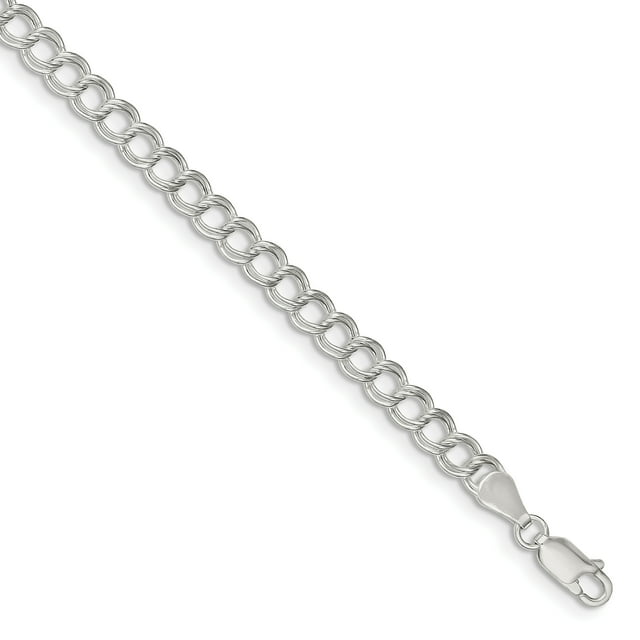 Sterling Silver 8inch Polished Charm Bracelet 8 Inch "Bracelets
