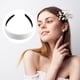 thumbnail image 5 of Diadema de piel sintética, diadema para mujer, blanco, 1,6 pulgadas de ancho, 5 of 7