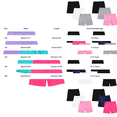 thumbnail image 2 of XXWXYD 5 Pack Toddler Girls Bik𝖾 Shorts Cotton Cartwheel 𝖴nder Dress Dance Comfy Playtime Playground School Yoga Summer Everyday Active Outfit, 2 of 6