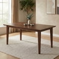 thumbnail image 3 of Simpli Home Colby 60 inch x 36 inch Rectangle Contemporary Modern Dining Table in Walnut, 3 of 12
