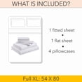 thumbnail image 5 of PRATYUX Full XL 6-PC Sheet Set 1000-TC 100% Egyptian Cotton, 21" Deep Pockets - Light Grey, 5 of 7