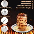 thumbnail image 3 of Vertical de Acero Inoxidable 2 en 1 con Bandeja, Tenedor para Pollo Asado, Soporte para Barbacoa con Calentamiento Uniforme para Picnic Al Aire Libre., 3 of 5