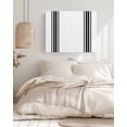 thumbnail image 3 of Black White Stripe, Wall Art for Living Room, Canvas Picture Wall Decor for Bathroom Bedroom, Abstract Geometric Painting Artwork for Office Kitchen Hallway Dining Room Home Decorations 12"x16", 3 of 8