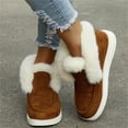 Womens Snow Boots Winter Shoes for Women Fur Lining Warm Booties Casual