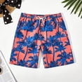 thumbnail image 6 of TOWED22 Boys Surfing Board Shorts Quick Dry Boys Swim Shorts s Swim Trunks Size from 2T to 14/16 Dark Blue,9-10 Y, 6 of 9