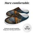 thumbnail image 6 of Lsque Moon Night Sky Cute Rabbit Pattern Womens Comfort Cotton on Scuff With Memory Foam and Anti-skid Sole Slipper-35/36, 6 of 7