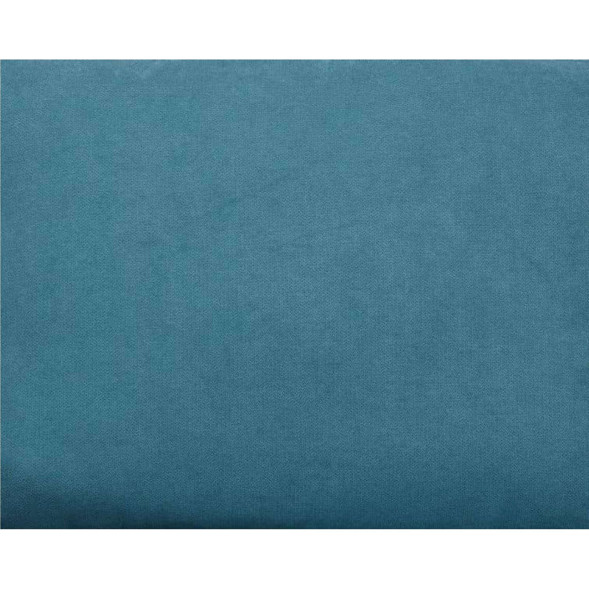 Pull Out Sofa Bed with Storage Chaise, L Shape Sectional Couch Bed Sleeper Sofa with 2 Pillows for Living Room, Blue