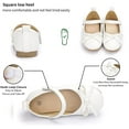 thumbnail image 5 of Toddler Little Girl Mary Jane Dress Shoes Ballet Flats for Girl Party School Shoes Bowknot Princess Shoes, 5 of 6