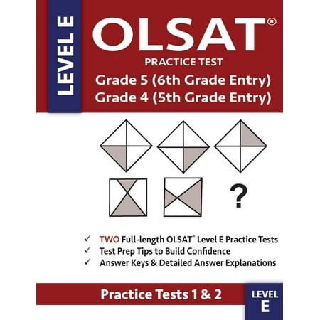 Olsat Practice Test Grade 5 6th Grade Entry Amp Grade 4
