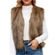 thumbnail image 2 of Chaqueta de abrigo cálida para mujer, de invierno, lisa, con cuello en V, 2 of 5