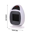 thumbnail image 4 of HIBIBUD 2026 New Portable Room Heater Home Heater Small Vertical Desktop Whole House Heating Electric Fan Energy Saving Heating Electric Heater for Bedroom,Office,Living Room,Study, 4 of 6
