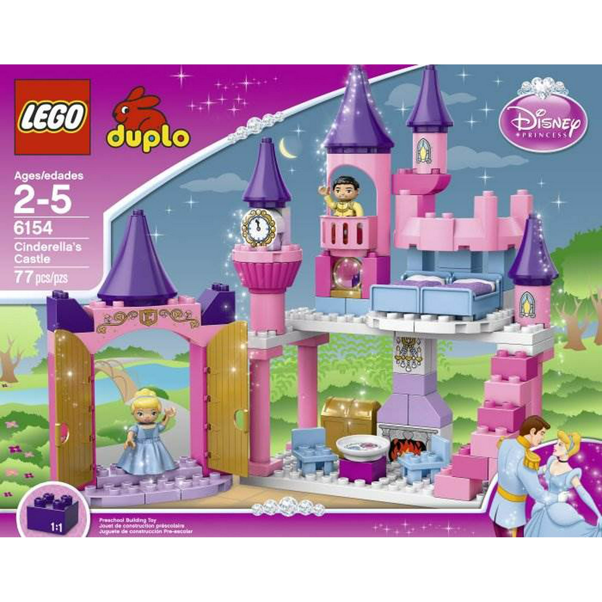 LEGO DUPLO Disney Cinderella s Castle Princess with Two Figures 6154