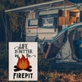 thumbnail image 3 of Life is Better by the Firepit Garden Flag Vertical Double Sided, Camper Yard Outdoor Decoration 12.5 x 18 Inch, 3 of 6