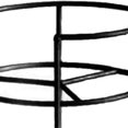 thumbnail image 1 of Glass Jar Holder Bracket Rack Beverage Drink Stand Lemonade Flower Dispenser Stand for Pot Black, 1 of 9