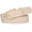 Beige, variant on Women Faux Leather Chic Belts for Jeans Pants Fashion Ladies Belt Solid Color with Gold Curved Pin Buckle