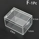 thumbnail image 1 of KDJ Clear Plastic Storage Box Set Rectangular Organizer Container for Insect Specimen Display Desktop Organization Home Jewelry Collection 9 Sizes Transparent, 1 of 10