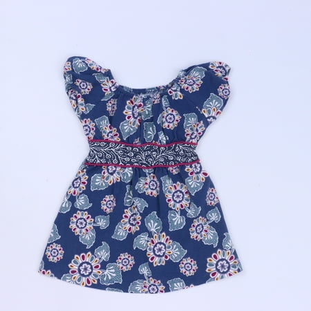 

Pre-owned Tea Girls Blue | Floral Dress size: 6-12 Months