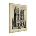 thumbnail image 2 of Trademark Fine Art 'West Front Notre Dame' Canvas Art by A. Pugin, 2 of 4