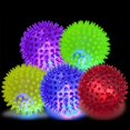 thumbnail image 1 of CHUANK 6PC Light up Spike balls Fetching Pets Dogs Play Toys Flashing Lights Squeaker Large, 1 of 4