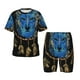 thumbnail image 1 of Balery Wolf Head And Dreamcatcher Conjunto de Pijama Infantil de Manga Corta con Estampado – Ropa de Dormir de Algodón Suave-X-Large, 1 of 6