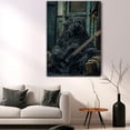 thumbnail image 5 of Bergamasco Sheepdog Dog and Guitar Picture Poster Unframe, Bergamasco Sheepdog Dog Canvas Frame Ready to Hang - Funny Bathroom Decor - Gifts For Her, 5 of 6