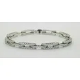 thumbnail image 2 of Tennis Bracelet Women's 4 Ct Round Cut White Moissanite 925 Sterling Silver, 2 of 3