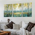 thumbnail image 2 of Stunning White Birch Forest Triptych Wall Art – Perfect Decor for Modern Homes, 2 of 6