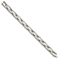 thumbnail image 3 of Stainless Steel Bracelet Men's Link, Other 9 mm 8 in Chisel Brushed Link, 3 of 6