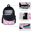 thumbnail image 4 of Zufioo Beautiful Swans Pattern Adult Backpack,Wear-resistant and Breathable Multi-pocket Backpack, Suitable for Travel, Business and Outdoor Activities, 4 of 9