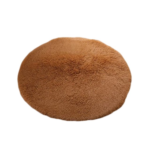 Anti-skid Round Shaggy Area Rug Soft Carpets Floor Mat Round Floor Mat Doormat for Living Room Bedroom Table
