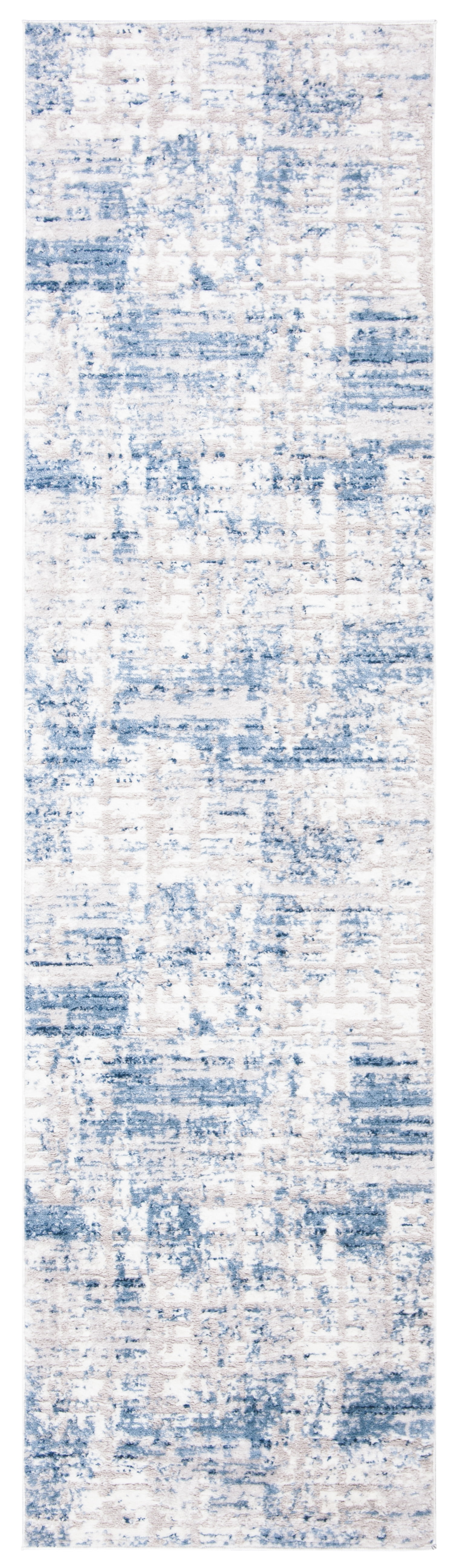 Safavieh Amelia Carrie Abstract Runner Rug, Blue/Gray, 2'2" x 16'