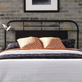 thumbnail image 3 of Vintage Series Metal Queen Metal Headboard - Black, 3 of 3