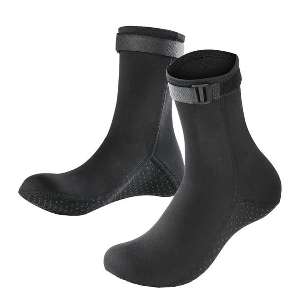 Calcetines de buceo Neopreno portátil Anti Slip Unisex para hombres (L)