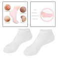 thumbnail image 4 of serony Soft Silicone Gel Socks Toe Moisturizing Foot Care Socks Protection Foot Toe Socks Care Soft Silicone Gel Protector White M, 4 of 9