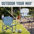 thumbnail image 6 of Timber Ridge TEGO™ FlowMotion™ Rocking Camping Chair, Folding Outdoor Rocker with Cup Holder, Coastal Mist, 6 of 7