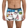 thumbnail image 3 of Lsque Sanrio Pattern Men’s Total Support Pouch Boxer Briefs, X-Temp Cooling, Moisture-Wicking Underwear, Regular, Long-leg and Trunk-Small, 3 of 7