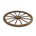 thumbnail image 4 of Ktaxon 2 Pieces 30" Rustic Wooden Wagon Wheels Set Brown, Wall Decorations for Home, 4 of 11