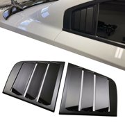 2X Rear Window Louvers Scoop Vent Cover for Dodge Charger 2011-2021