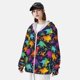thumbnail image 3 of Fotbe Colorful Dinosaur Chaqueta con Protección Solar UPF 50+ para Hombre y Mujer, Camisa con Capucha y Bolsillos-Large, 3 of 7
