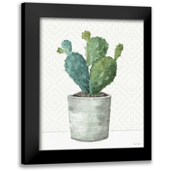 Audit, Lisa 12x14 Black Modern Framed Museum Art Print Titled - Mixed Greens XLI