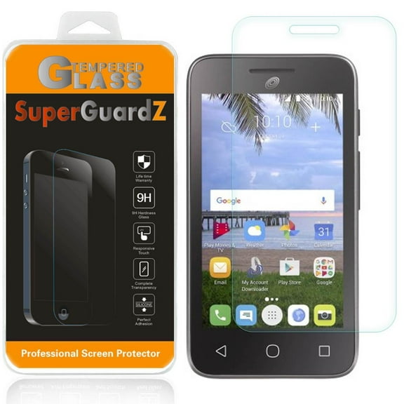 For Alcatel Pixi Unite - SuperGuardZ Tempered Glass Screen Protector, 9H, Anti-Scratch, Anti-Bubble, Anti-Fingerprint